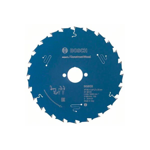 Диск пильный по дереву с гвоздями Bosch Expert for Construct 190x30 мм-24T (2608644139)