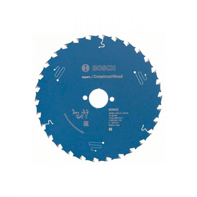 Диск пильный по дереву с гвоздями Bosch Expert for Construct 200x30 мм-30T (2608644140)