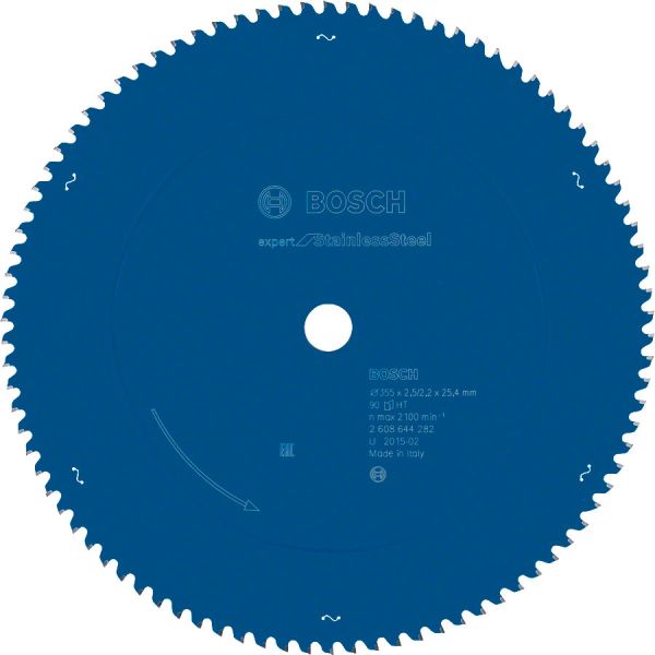 Пиляльний диск Bosch Expert for Stainless Steel 355x25.4x2.2/2.5 мм 90 зубців (2608644282)