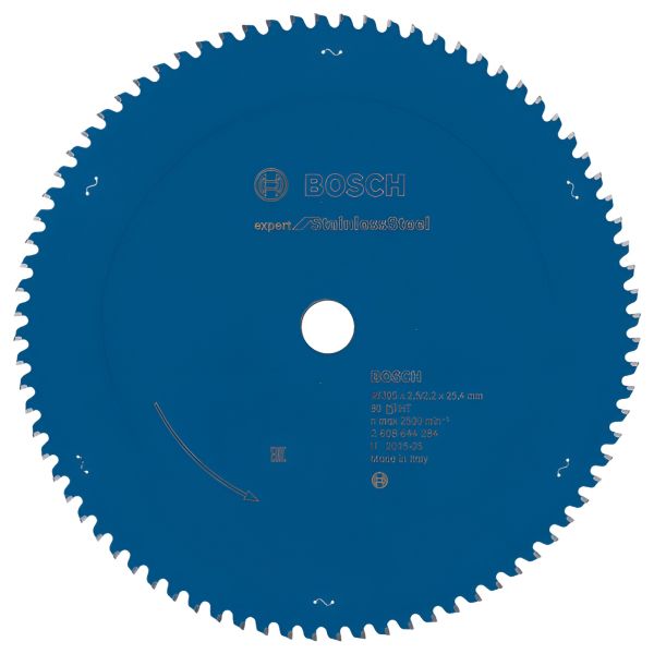 Пиляльний диск Bosch Expert for Stainless Steel 305х25.4х2.5 мм, 80Т (2608644284)