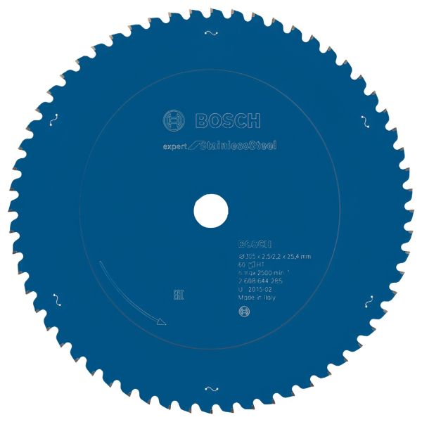 Пиляльний диск Bosch Expert for Stainless Steel 305х25.4х2.5 мм, 60Т (2608644285)