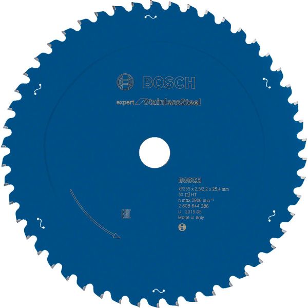 Пиляльний диск Bosch Expert for Stainless Steel 255x25.4x2.2/2.5 мм 50 зубців (2608644286)