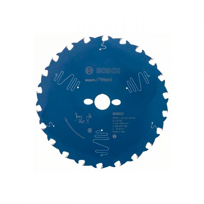 Диск пильный по дереву Bosch 254x30x22T Expert for Wood (2608644340)