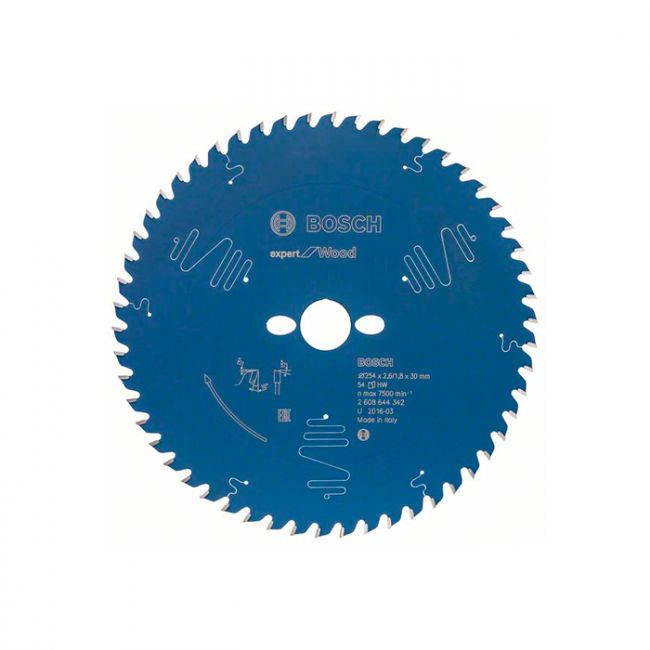 Диск пильный по дереву Bosch 254x30x54T Expert for Wood (2608644342)