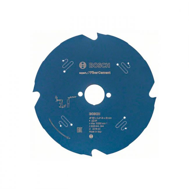 Диск пильный по фиброцементу Bosch 184x30/25.4x4T Expert for Fiber Cement (2608644344)