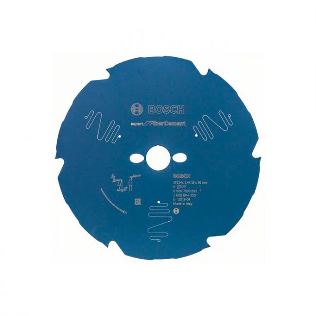 Диск пильный по фиброцементу Bosch 254x30/25.4x6T Expert for Fiber Cement (2608644350)