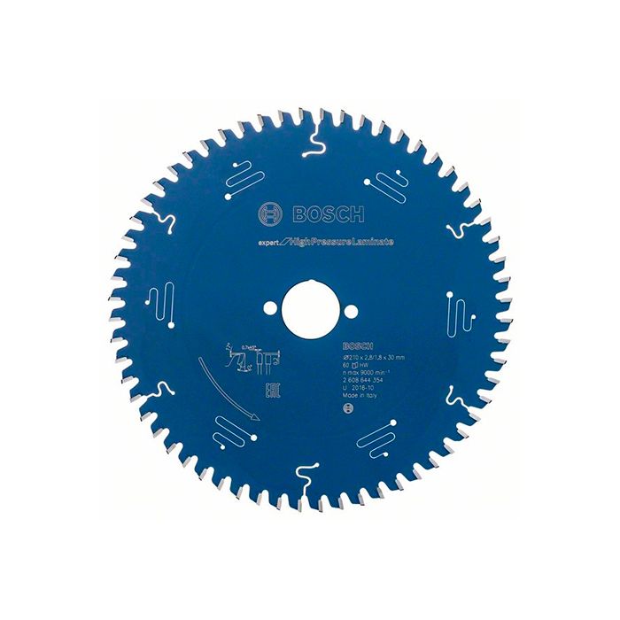 Диск пильный по ламинату Bosch 210x30/25.4x60T Expert for High-Pressure Laminate (2608644354)