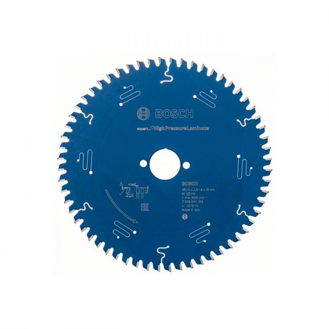 Диск пильный по ламинату Bosch 210x30/25.4x60T Expert for High-Pressure Laminate (2608644354)