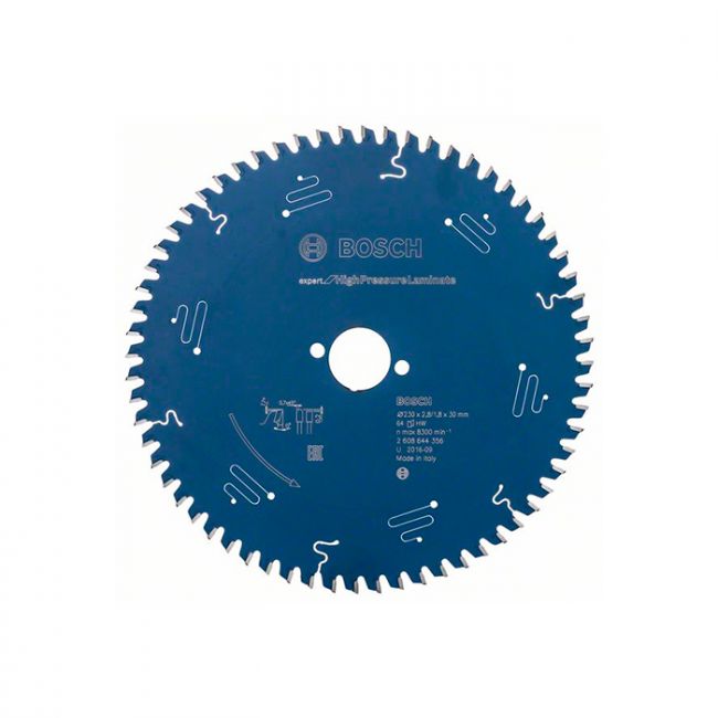 Диск пильный по ламинату Bosch 230x30/25.4x64T Expert for High-Pressure Laminate (2608644356)