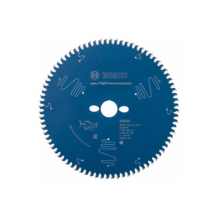 Диск пильный по ламинату Bosch 250x30/25.4x80T Expert for High-Pressure Laminate (2608644358)
