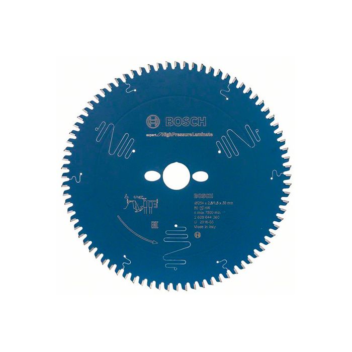 Диск пильный по ламинату Bosch 254x30/25.4x80T Expert for High-Pressure Laminate (2608644360)