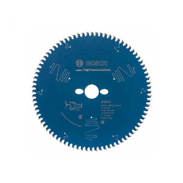 Диск пильный по ламинату Bosch 254x30/25.4x80T Expert for High-Pressure Laminate (2608644360)