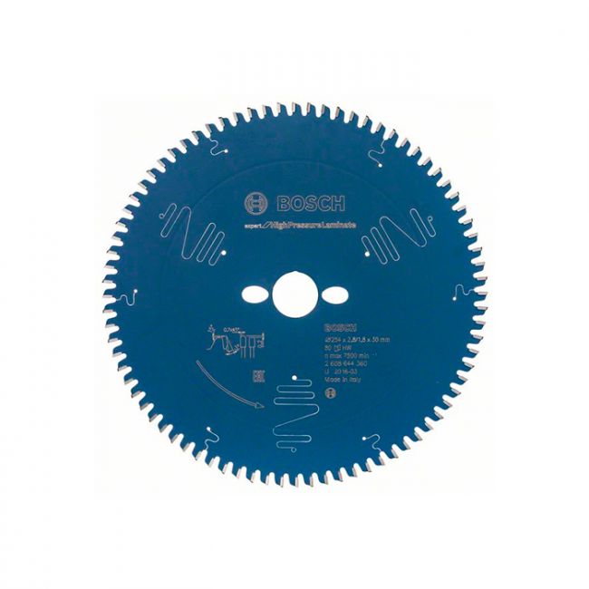 Диск пильный по ламинату Bosch 254x30/25.4x80T Expert for High-Pressure Laminate (2608644360)