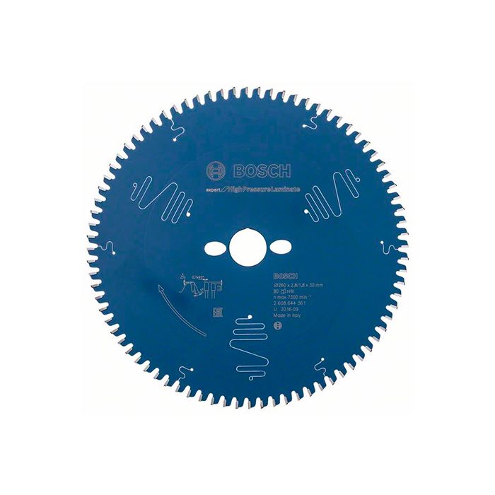 Диск пильный по ламинату Bosch 260x30/25.4x80T Expert for High-Pressure Laminate (2608644361)