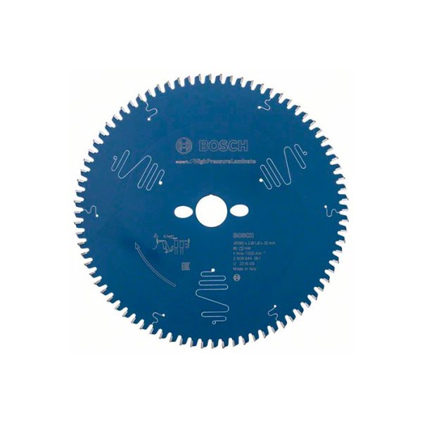 Диск пильный по ламинату Bosch 260x30/25.4x80T Expert for High-Pressure Laminate (2608644361)