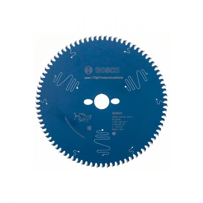 Диск пильный по ламинату Bosch 260x30/25.4x80T Expert for High-Pressure Laminate (2608644361)