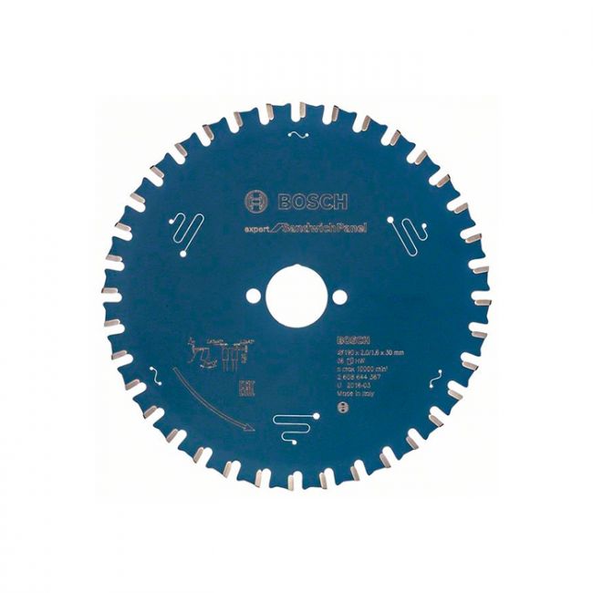 Диск пильный по сэндвич-панелям Bosch 190x30x36T Expert for Sandwich Pane (2608644367)