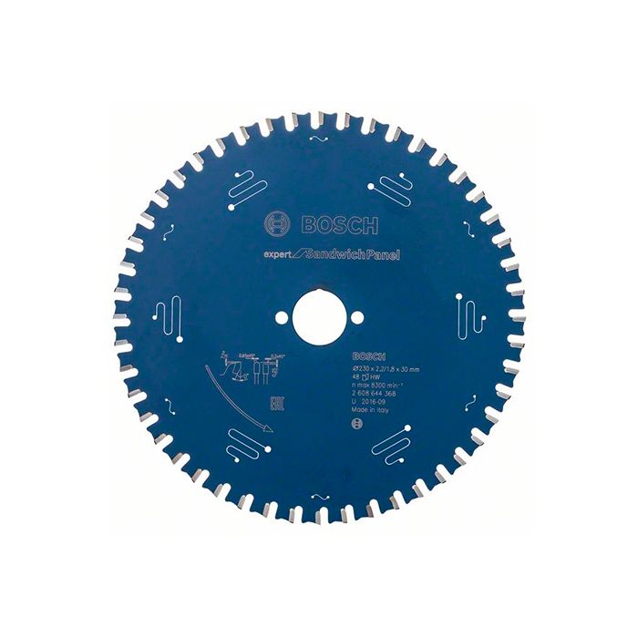 Диск пильный по сэндвич-панелям Bosch 230x30x48T Expert for Sandwich Pane (2608644368)