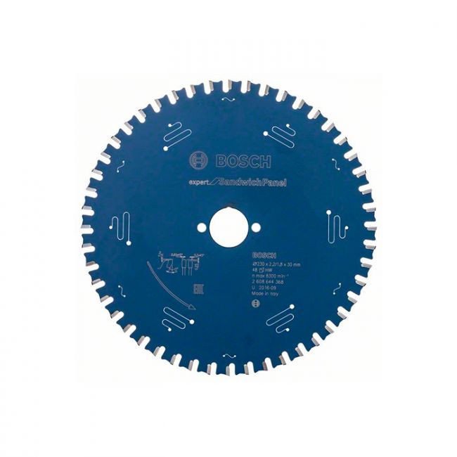 Диск пильный по сэндвич-панелям Bosch 230x30x48T Expert for Sandwich Pane (2608644368)