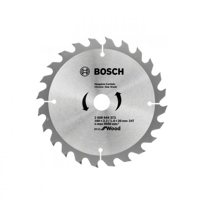 Пиляльний диск Bosch ECO WO 160x20/16 24 зуб. (2608644373)