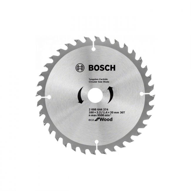Пиляльний диск Bosch ECO WO 160x20/16 36 зуб. (2608644374)