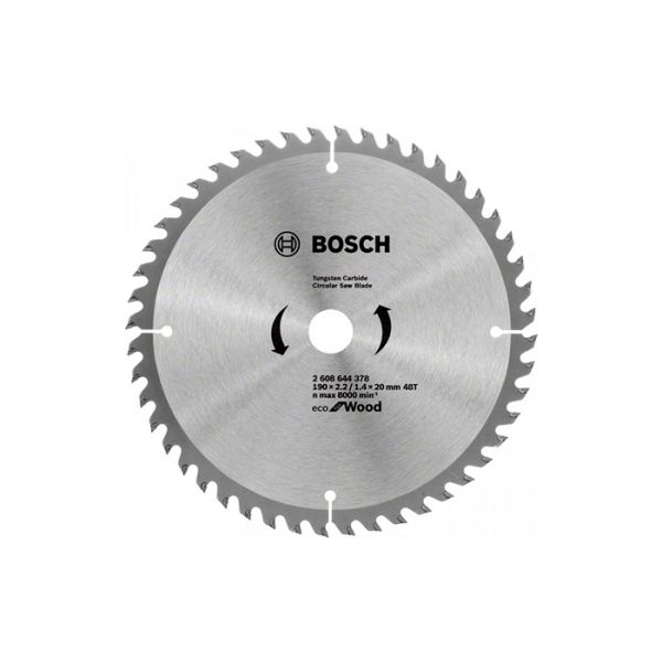 Пильный диск Bosch ECO WO 190x20/16 48 зуб. (2608644378)