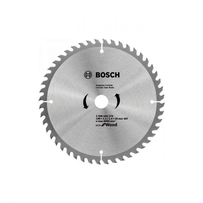 Пиляльний диск Bosch ECO WO 190x20/16 48 зуб. (2608644378)