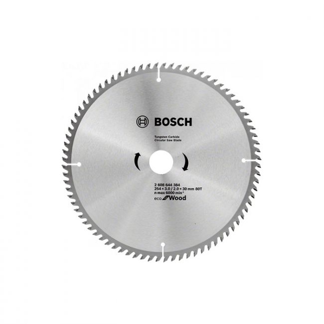 Пиляльний диск Bosch ECO WO 254x30 80 зуб. (2608644384)