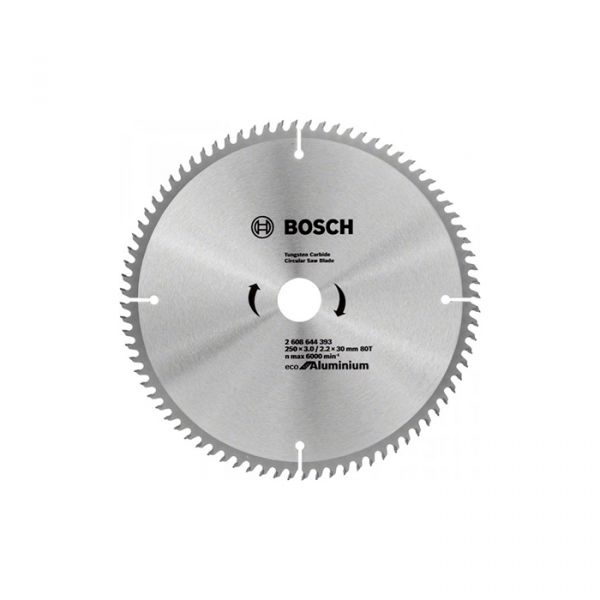 Пильный диск Bosch ECO ALU/Multi 250x30 80 зуб. (2608644393)