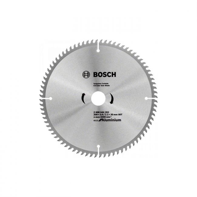 Пиляльний диск Bosch ECO ALU/Multi 250x30 80 зуб. (2608644393)