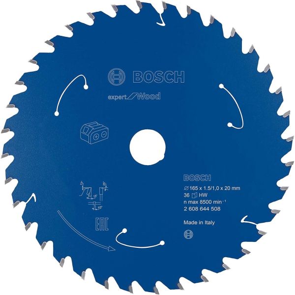 Пиляльний диск Bosch Expert for Wood 165х1.5/1х20 мм, 36 ATB (2608644508)