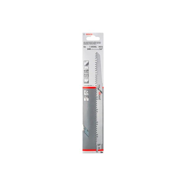 Пильное полотно по дереву Bosch S 1531 L (5 шт.) (2608650676)