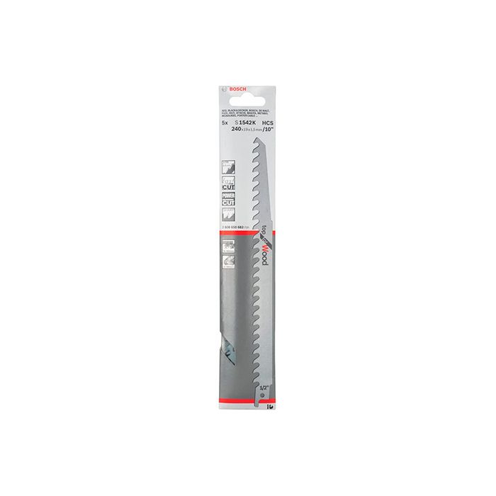 Пильное полотно по дереву Bosch S 1542 K (5 шт.) (2608650682)
