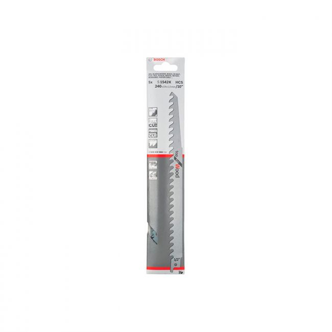 Пильне полотно по дереву Bosch S 1542 K (5 шт.) (2608650682)