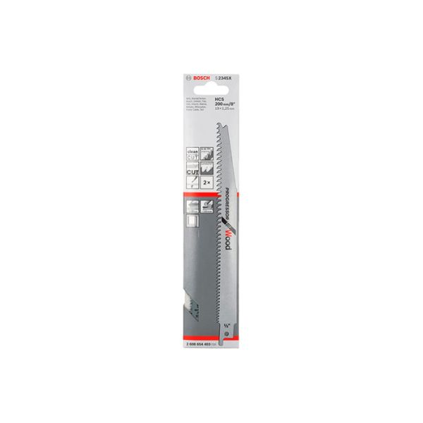 Пильне полотно по дереву Bosch S 2345 X (2 шт.) (2608654403)