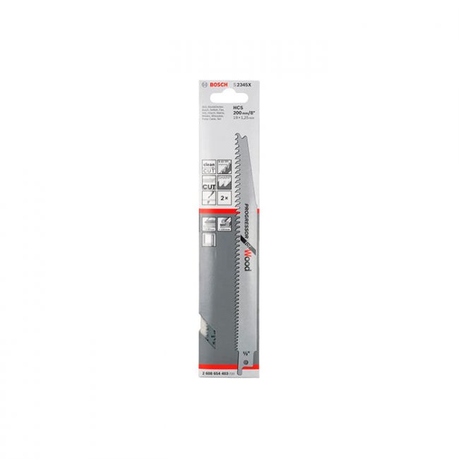 Пильне полотно по дереву Bosch S 2345 X (2 шт.) (2608654403)