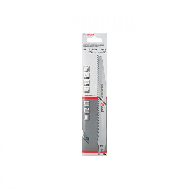 Пиляльне полотно по дереву Bosch S 2345 X (5 шт.) (2608654404)