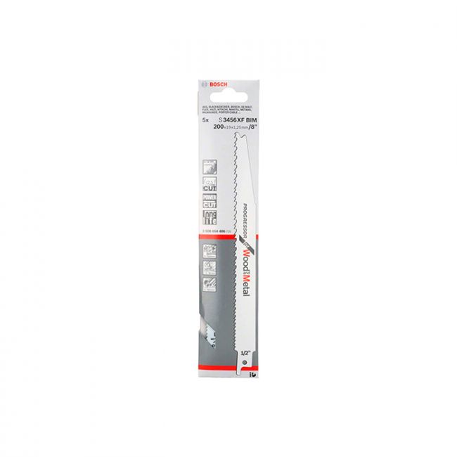 Пильне полотно з цвяхами Bosch S 3456 XF (5 шт.) (2608654406)