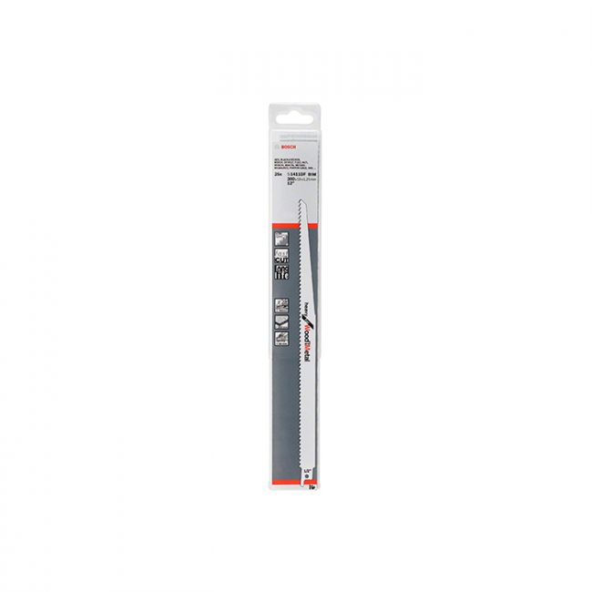 Пильное полотно по дереву с гвоздями Bosch S 1411 DF (5 шт.) (2608654763)