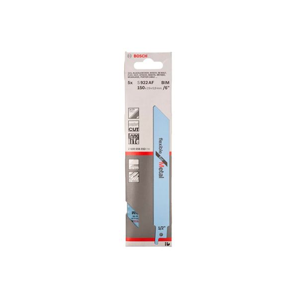 Пильное полотно по металлу Bosch S 922 AF (5 шт.) (2608656013)