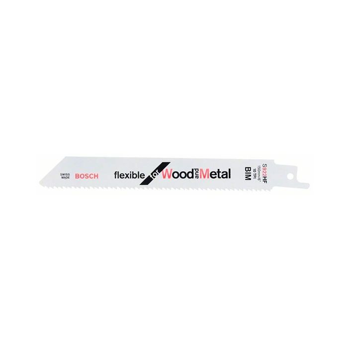 Пильное полотно по дереву с гвоздями Bosch S 922 HF (5 шт.) (2608656016)