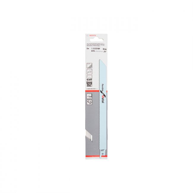 Пиляльне полотно по металу Bosch S 1122 BF (5 шт.) (2608656019)