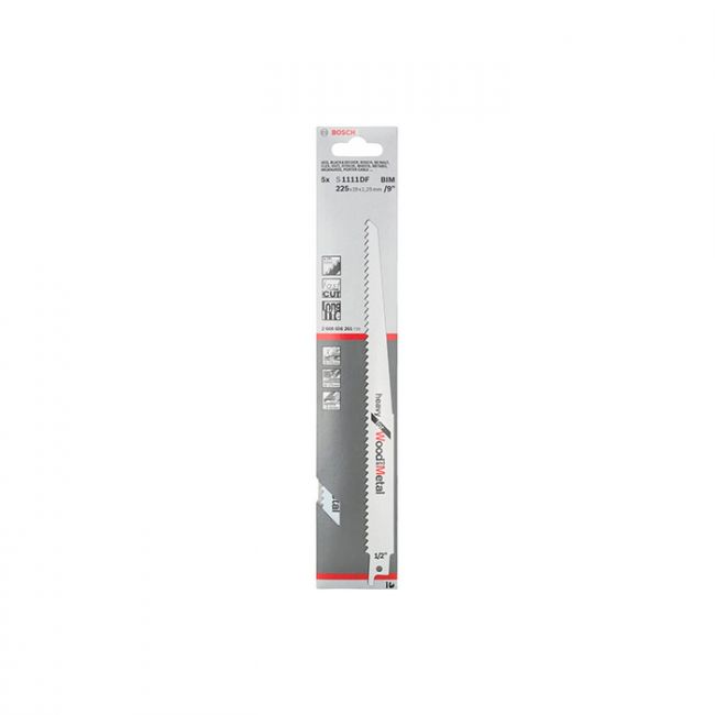 Пильне полотно по дереву із цвяхами Bosch S 1111 DF (5 шт.) (2608656261)