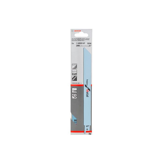 Пильное полотно по металлу Bosch S 1025 VF (5 шт.) (2608656265)