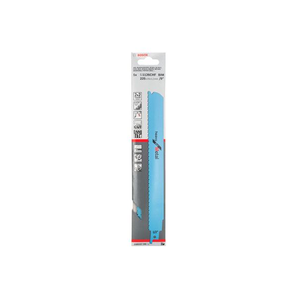 Пильное полотно по металлу Bosch S 1126 CHF (5 шт.) (2608657398)