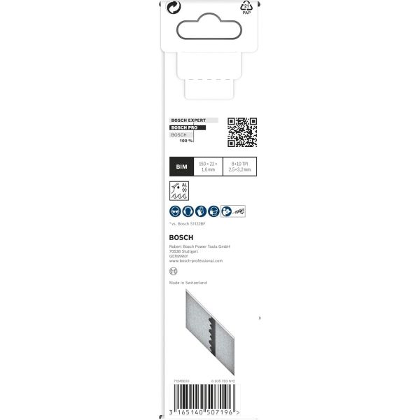 Пиляльне полотно Bosch Pro Thick Metal Demolition S930CF, 150 мм, 5 шт (2608657527)