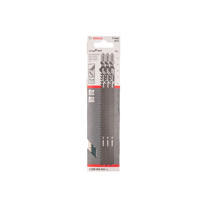 Пильное полотно по дереву Bosch T 744 D (3 шт.) (2608663314)
