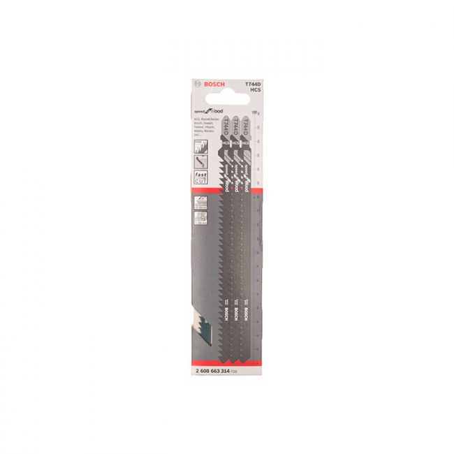 Пильное полотно по дереву Bosch T 744 D (3 шт.) (2608663314)