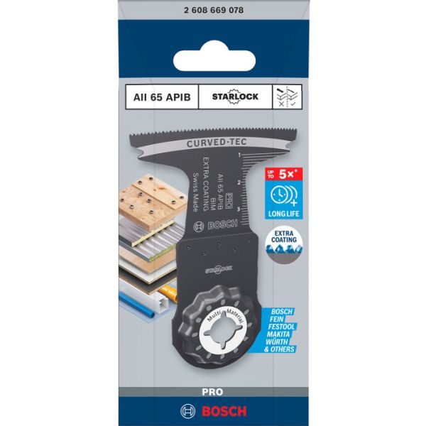 Занурювальне пиляльне полотно Bosch PRO AII 65 APIB 65x40 мм (2608669078)