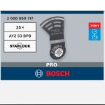 Пиляльне полотно Bosch PRO AYZ 53 BPB 53x40 мм, 25 шт (2608669117)